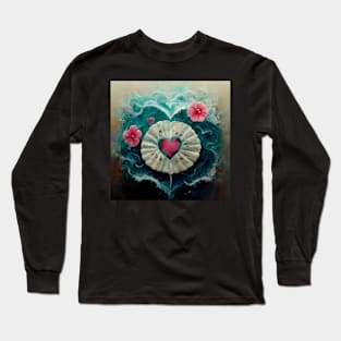 Water Hearts Of Love 10 Long Sleeve T-Shirt